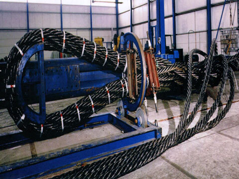 Whole rope inserting rigging