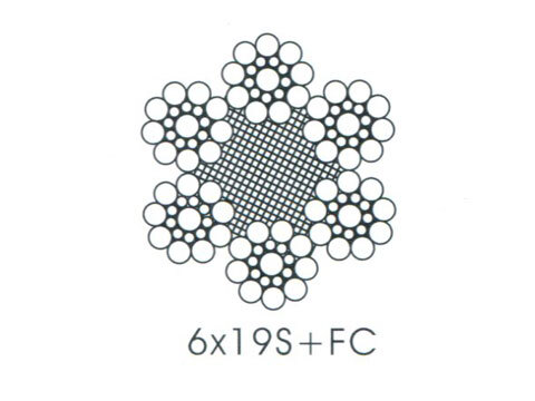 6-strand fiber core elevator wire rope