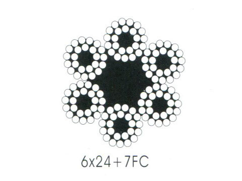 6*24 round strand wire rope