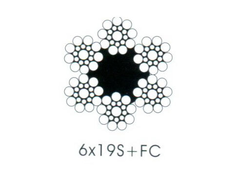 6 * 19 or 6 * 19w wire contact wire rope