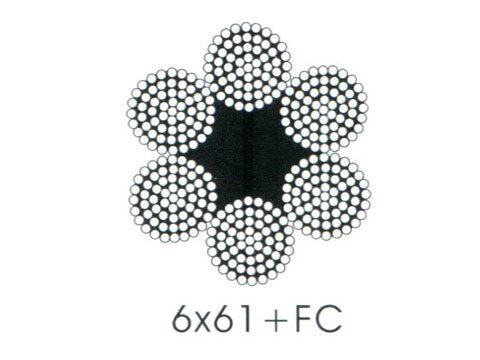 6*61 round strand wire rope