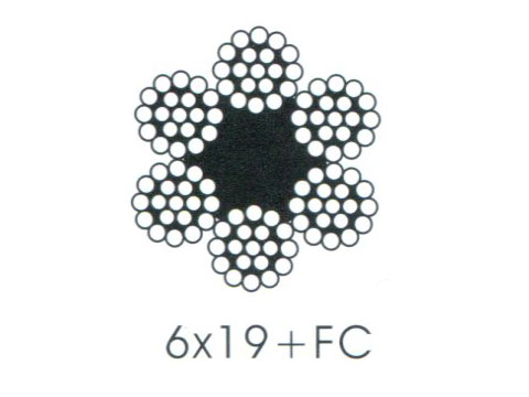 6*19 round strand wire rope