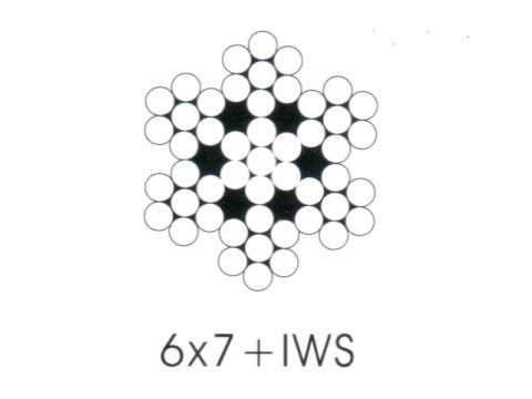 6*7 or 6*9w round strand wire rope